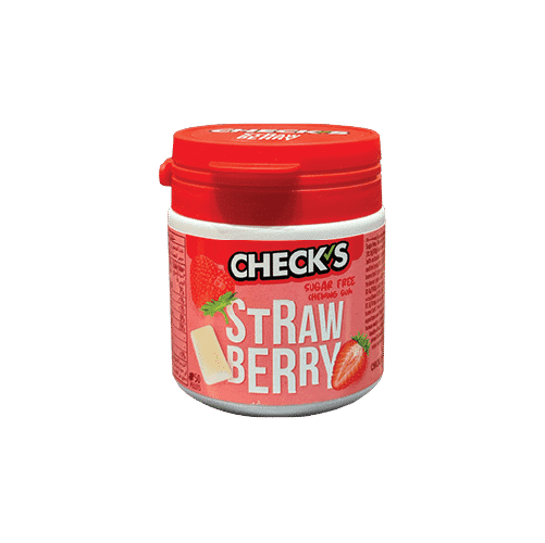 Checks Sugar Free Strawberry Gum 70g