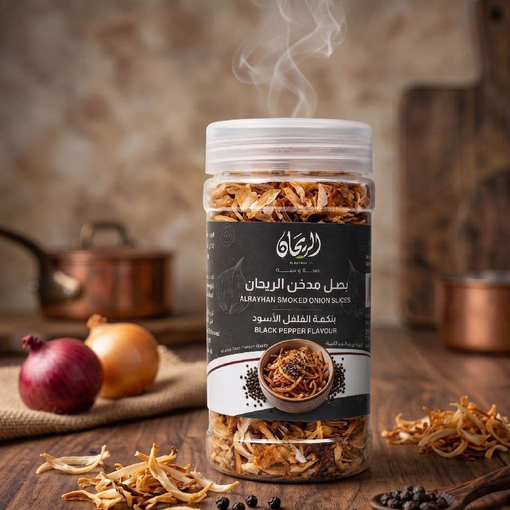 AlRayhan Smoked Onion Slices with Black Pepper 100g