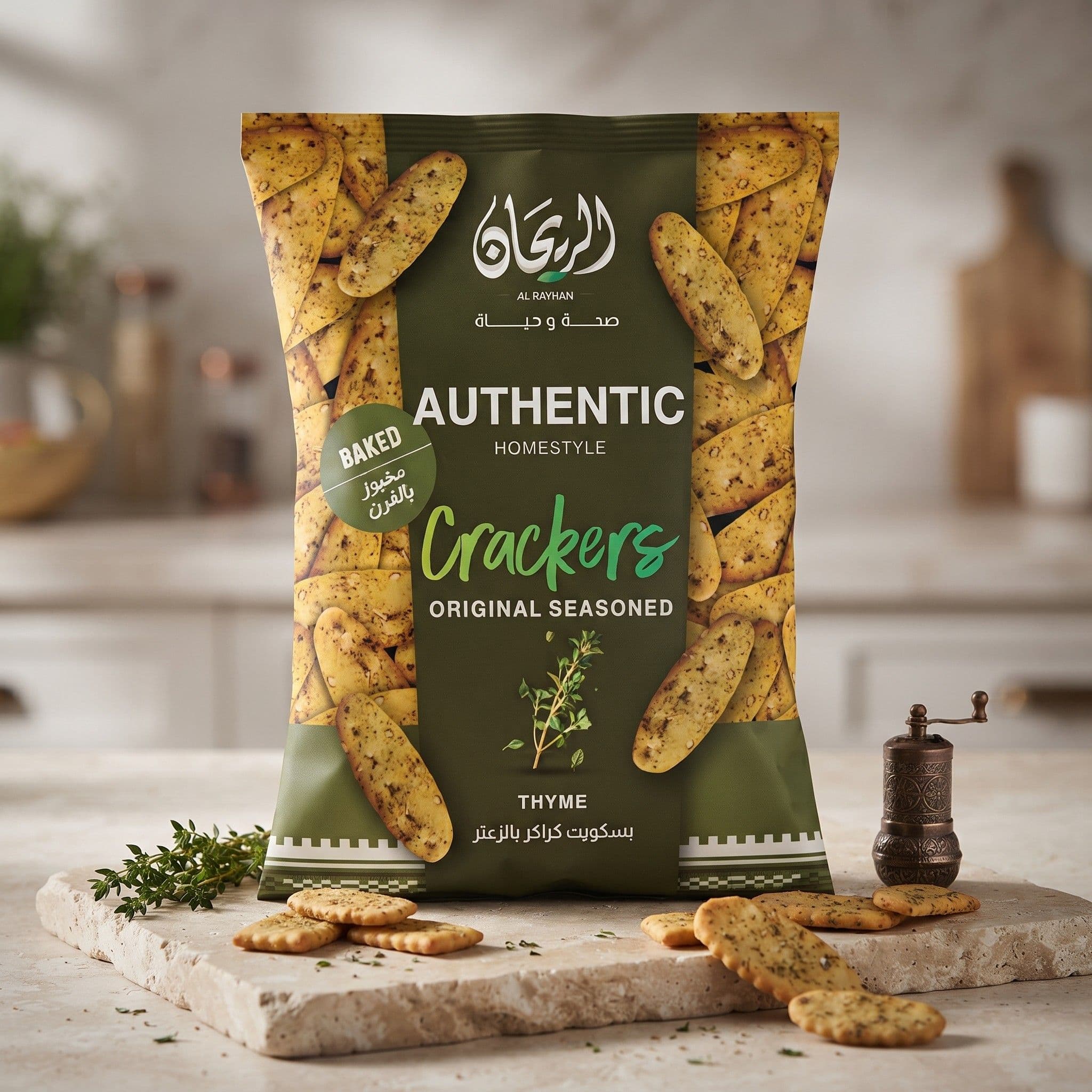 AlRayhan Thyme Crackers 100g